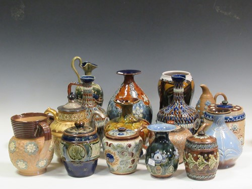Lot 21 - A collection of Doulton stoneware (qty)