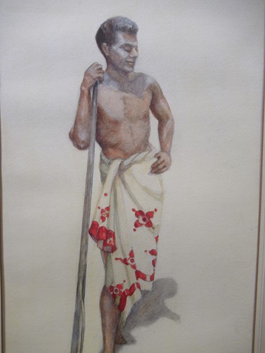 Lot 303 - Stanley Rankin, portrait full-length of a...
