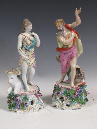 Lot 39 - A pair of Sampson porcelain figures tallest 33....
