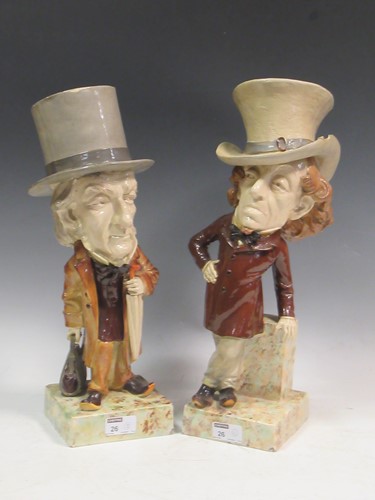 Lot 26 - A rare pair of Whitman and Roth pottery...