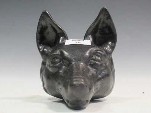 Lot 38 - A cast iron doorstop modelled as a fox 16cm...