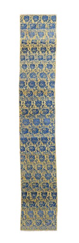 Lot 930 - An unusual North persian runner, circa 1900