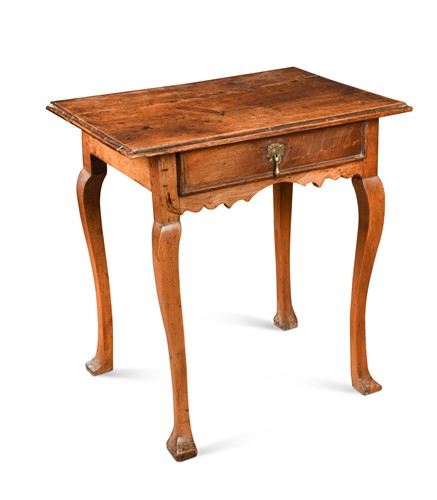 Lot 708 - A fruitwood side table, late 17th century