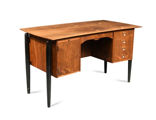 Lot 161 - A mid-century Danish rosewood desk