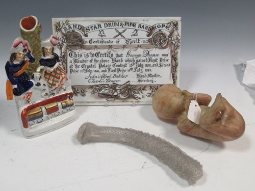 Lot 73 - An anatomical wax model of a foetus, 19th/20th...