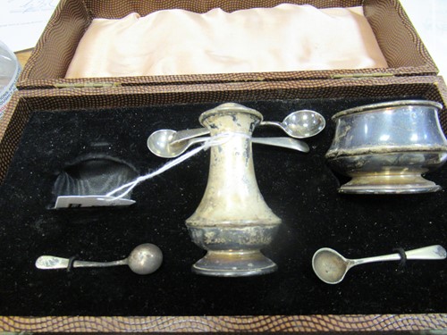 Lot 293 - Charles Stuart Harris, two silver cauldron...