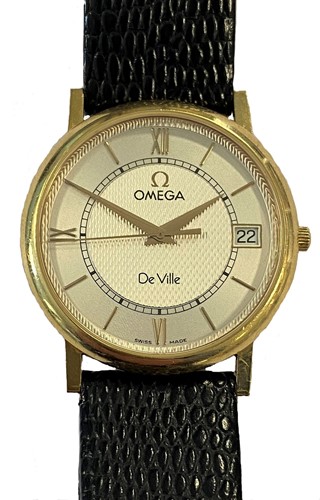 Lot 315 - Omega - An 18ct gold 'De Ville' wristwatch
