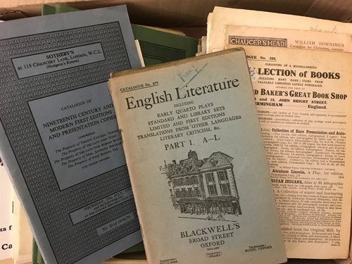 Lot 366 - A collection of catalogues for booksellers,...