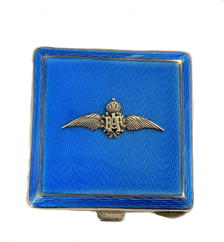 Lot 243 - A silver and enamel cased travelling timepiece...