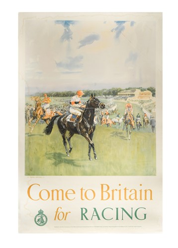 Lot 192 - After Lionel Edwards, 'Come to Britain for Racing'