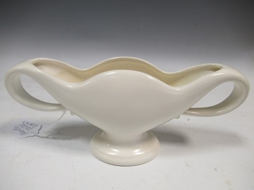 Lot 81 - William John Marriner for Fulham Pottery, twin...