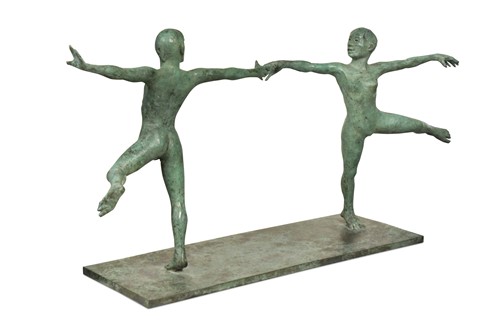 Lot 139 - Mike Duhan (Irish, born 1956), Dancers, bronze