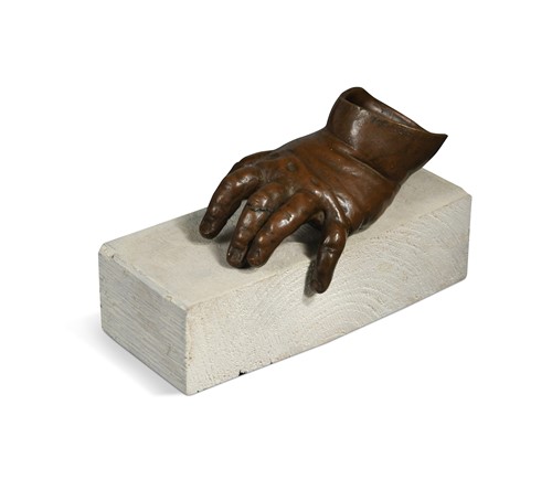 Lot 445 - Charles Thomas (Sir) Wheeler (British, 1892–1974) a cast bronze model of a child’s hand