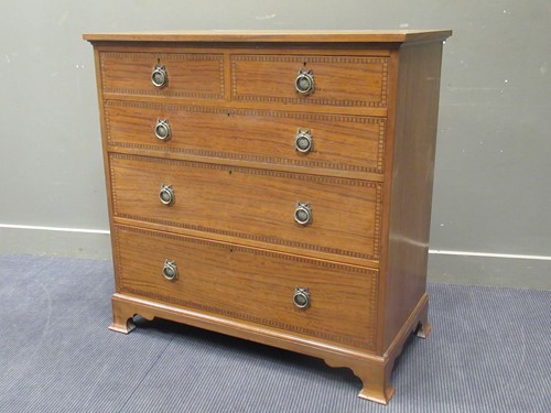Lot 534 - A chest of two short over three long...