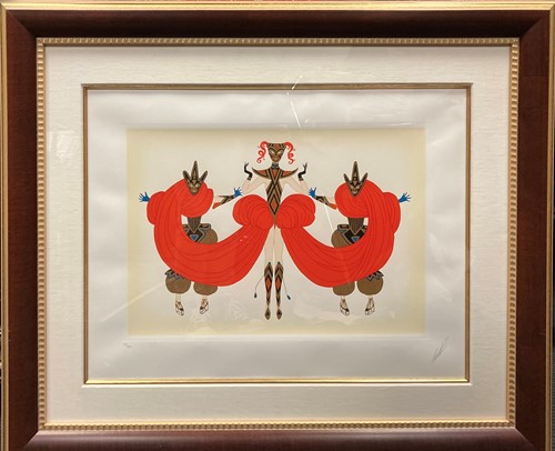 Lot 426 - Erte – Carnival, comes with certificate of...