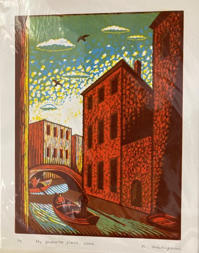 Lot 300 - Noriko Michigami, a pair of signed, titled and...