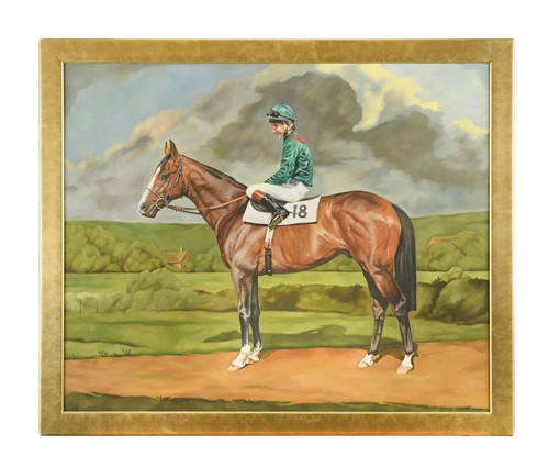 Lot 283 - Chris Jennings (British, b.1942-), Shergar...