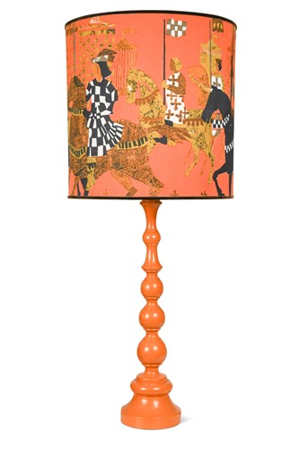 Lot 164 - Tibor Reich (British, 1916-1996), a rare Tournament design lampshade, circa 1964