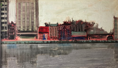 Lot 322 - Morley Bury (British 1919-1999) The Thames...