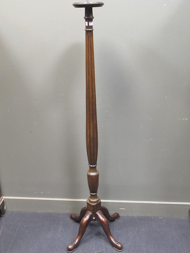 Lot 614 - A 19th century mahogany torchere with "C....