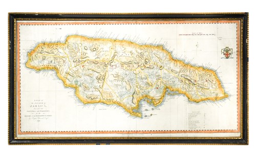 Lot 87 - Bryan Edwards, A Map of the Island of Jamaica,...