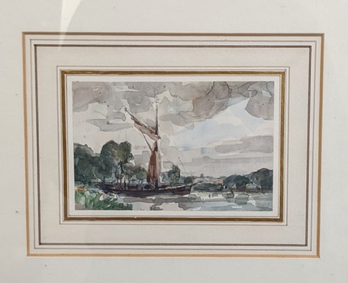 Lot 374 - A collection of five landscapes; to include,...