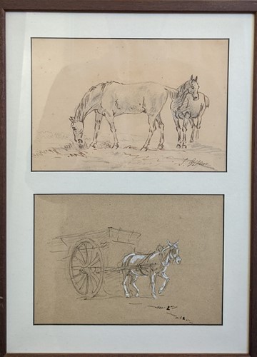 Lot 376 - A collection of four animal studies; to...