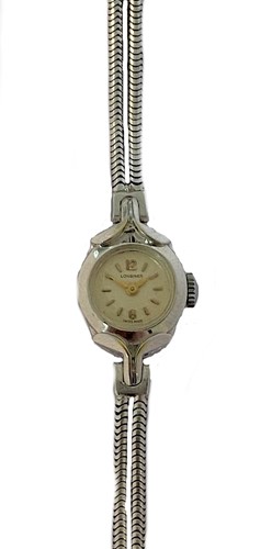 Lot 301 - Longines - An 18ct gold wristwatch on a later 9ct gold bracelet