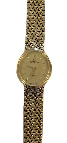Lot 311 - Omega - A 9ct gold wristwatch