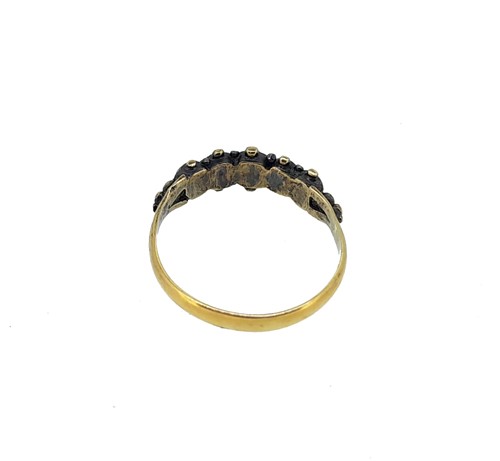 Lot 45 - A Georgian ruby and pearl ring