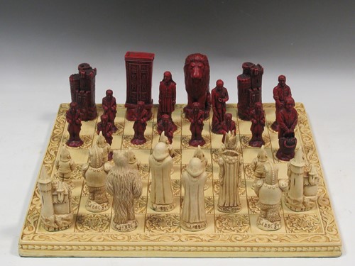 Lot 104 - A chess set comprising gnomes and fantastical...