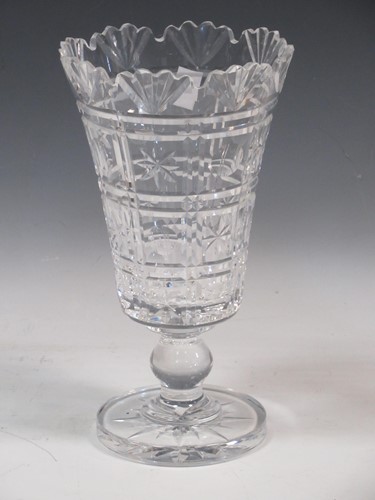 Lot 38 - A Waterford Crystal vase, together with...