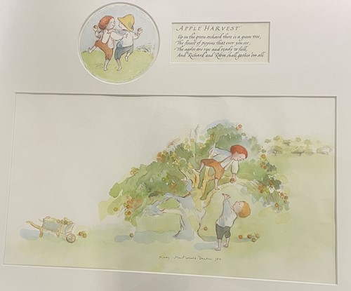 Lot 273 - Kady MacDonald Denton, Apple Harvest, original...
