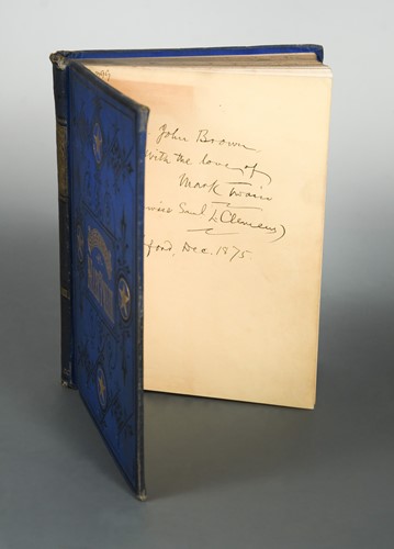 Lot 355 - TWAIN (Mark) Pseud. of Samuel CLEMENS. Mark...