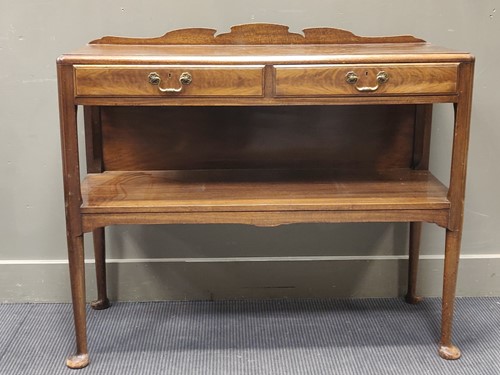 Lot 381 - An early 20th century mahogany two drawer...