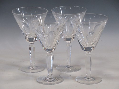 Lot 40 - Four Waterford wine glasses