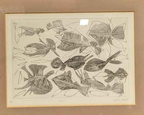 Lot 304 - Walter Hoyle (British, 1922-2000) Fish I,...