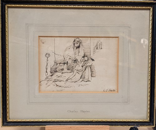 Lot 229 - George Hayter (British, 1792-1871) Prison...