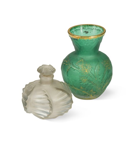 Lot 26 - Camille, an R. Lalique glass scent bottle and stopper, no.516, circa 1927