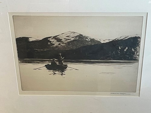 Lot 41 - William Walcot, Piccadilly Circus, drypoint...