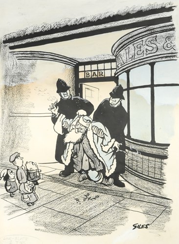 Lot 269 - Carl Giles (1916-1995) Original cartoon signed...
