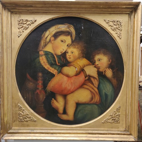 Lot 389 - After Raphael, Madonna Della Sadia, a 19th...