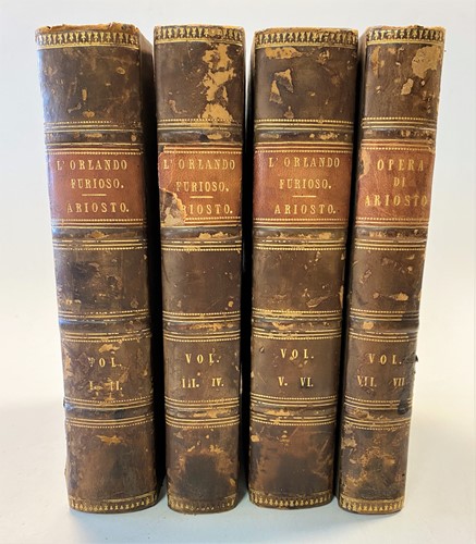 Lot 165 - ARIOSTO (L) Orlando Furioso, 8 vols. in 4,...