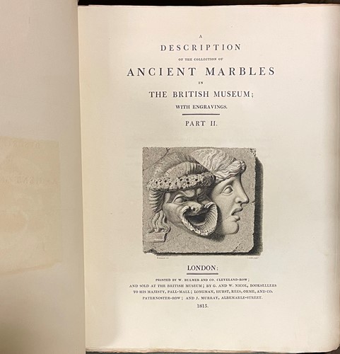 Lot 169 - A Description Of The Collection Of Ancient...