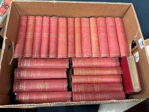 Lot 237 - The works of Robert Louis Stevenson, Chatto...