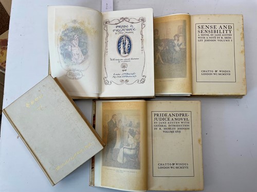 Lot 375 - AUSTEN (Jane) The Novels, in 10 vols, Chatto...