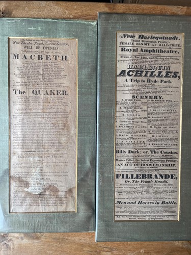 Lot 238 - Georgian Theatre Playbills. Playbill for...