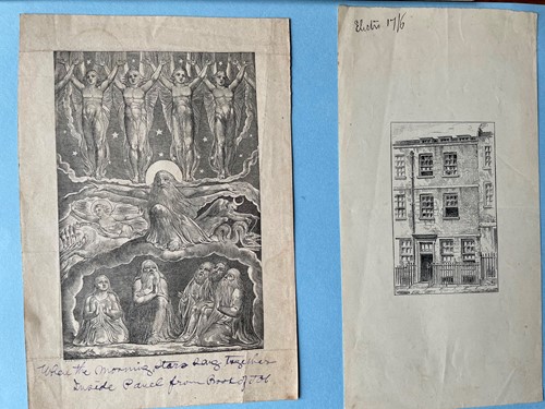 Lot 207 - William Blake interest. A wood engraving after...