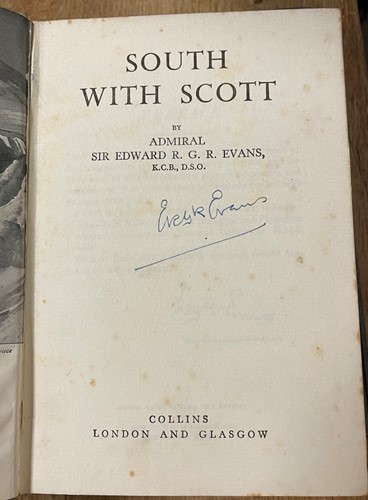 Lot 382 - Polar Exploration: EVANS (Admiral Sir Edmund)...