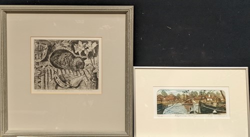 Lot 296 - Richard Bawden RWS, NEAC, RE (British 1936-)...